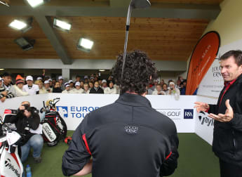Faldo series tees off with visit from McIlroy