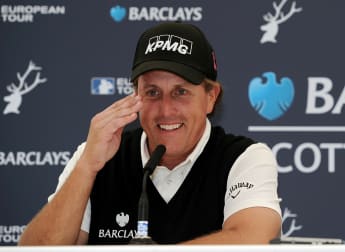 Mickelson eager to shine in Scotland