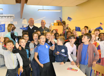 Ryder Cup Captains help inspire French schoolchildren
