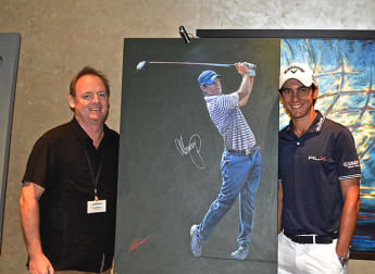 Golf Artist Mark Robinson Brushes Up For Oman