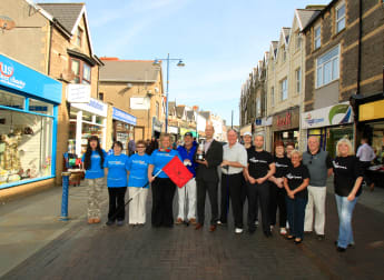 Senior Open stars visit Official Charities