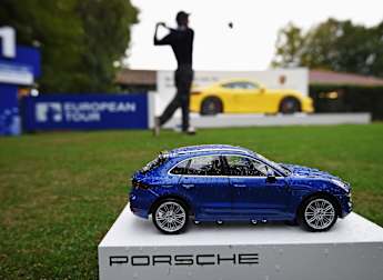 On the tee: Porsche European Open