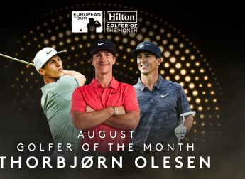 Olesen voted Hilton Golfer of the Month for August