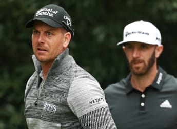 Stenson halves Johnson's lead in Shanghai