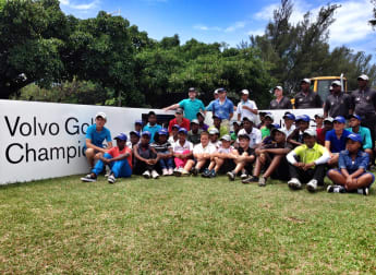 Volvo Golf Champions tees off with development clinic