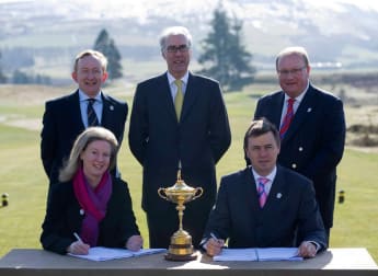 Scotland signs 2014 Ryder Cup agreement