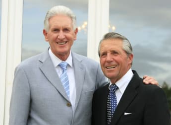 Sir Bob and the Black Knight reunite at Bad Ragaz