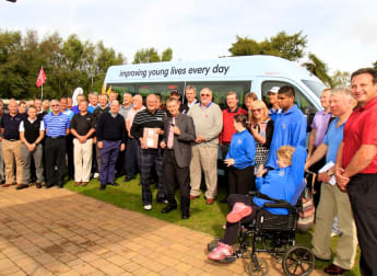 Children receive special gift at Travis Perkins Masters