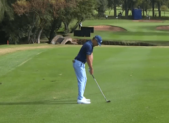 WATCH: Gumberg eagle attempt lips out