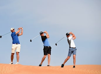 Ras Al Khaimah top three take in the sights at Al Wadi Nature Reserve