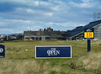 On the tee: at The 145th Open Championship