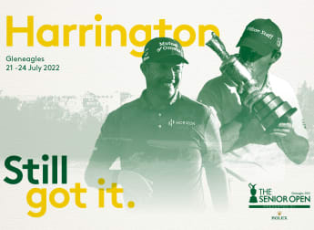 Harrington joins former Open Champions for The Senior Open at Gleneagles