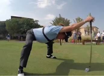 A GoPro look at Miguel's warm-up