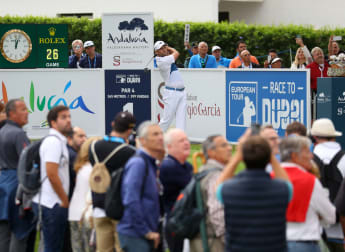 Garcia stays ahead as play resumes at Valderrama