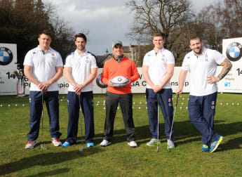 BMW PGA meets England Rugby in Trick Shot Challenge