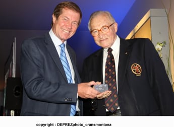 Gaston Barras honoured in Crans