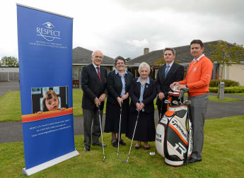 Lawrie visits St Louise’s Centre in Glenmaroon to launch RESPECT as Official Charity of the Irish Open