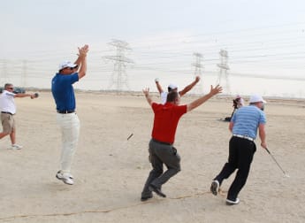 The Clay Pigeon Golf Shot