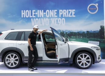 Karlberg wins fitting prize after hole-in-one