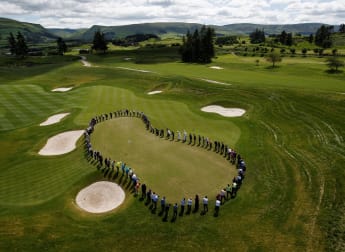 100 balls, 100 strokes, 100 people and 100 Days To Go until The 2014 Ryder Cup