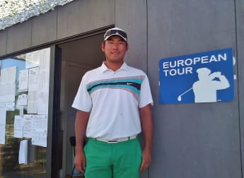 Kim in front at Ribagolfe