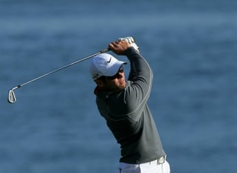 Casey shares lead at Pebble Beach