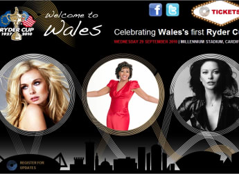 Ryder Cup stars join celebrities at Welcome to Wales
