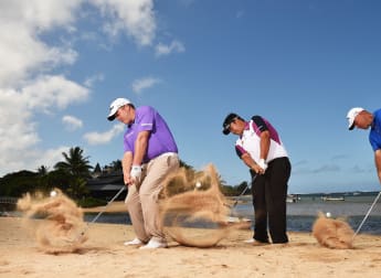 Aphibarnrat and Coetzee happy to be in the sand