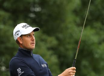 Stenson on the charge in China