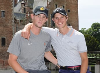 Thomas and Thomas flying the flag for Belgium