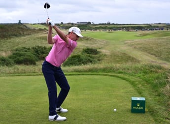 Birthday boy Steven Alker loving links challenge in Wales