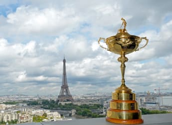 Van de Velde and Levet welcome Ryder Cup Trophy Tour to Paris