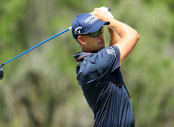 Stenson focused on the task at hand