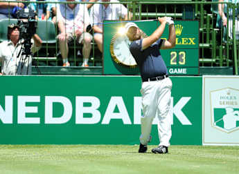 Dubuisson hits the front in windy Sun City