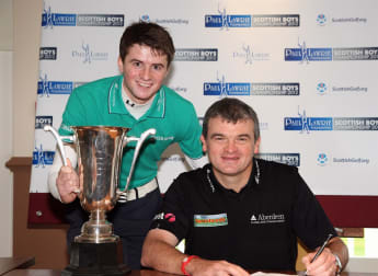 Lawrie supports Scottish Boys Championship