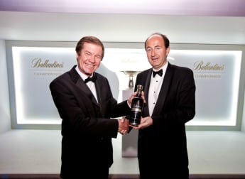 O'Grady receives 40 year old Ballantine's blend