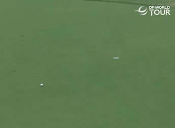 Quinnton Croker entertains the crowds at the 17th