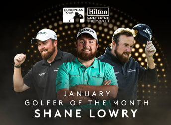 Lowry voted Hilton Golfer of the Month for January