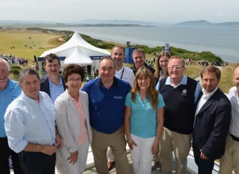 First Minister meets Ryder Cup seminar delegates at Castle Stuart