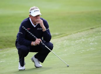 Monty paired with Langer and Watson for Senior Major bow