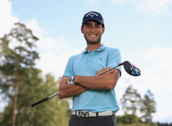 On the tee: at the Nordea Masters