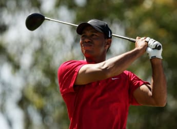 Tiger stalking fifth Green Jacket