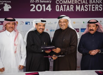 QAFCO signs three year Commercial Bank Qatar Masters partnership