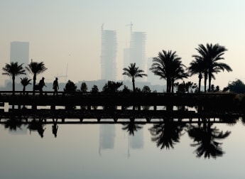On the tee: at the Commercial Bank Qatar Masters