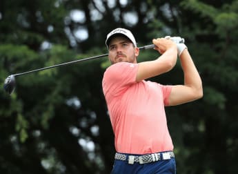 On the tee: at the Joburg Open