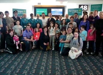 The G-Mac Foundation & Aer Lingus fly children to Disney