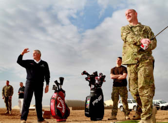 Dream come true for war veteran at Celtic Manor