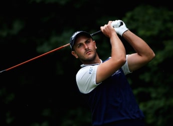 Perrino takes clubhouse lead in Lucerne