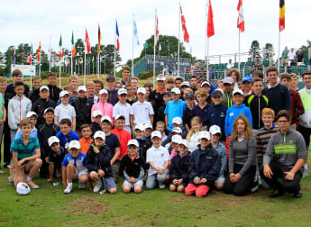 Langer wows the youngsters at Sunningdale master class