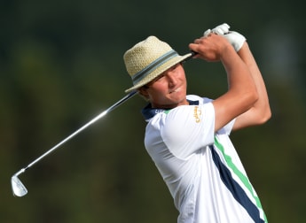 Finn Pulkkanen flies clear in Aviemore